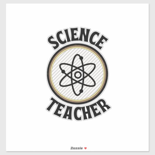 wetenschapsleraar sticker (Vel)