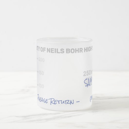 Wetenschapsleraar Student Lab Beaker Afstuderen Gi Matglas Koffiemok (Center)