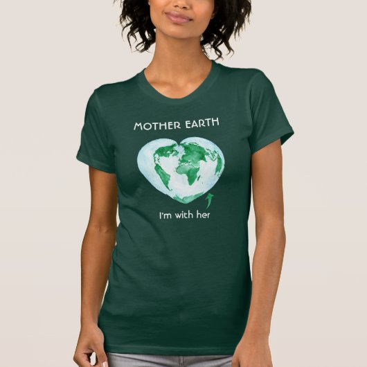 Wetenschapsmars shirt voor groene milieuactivisten (Voorkant)