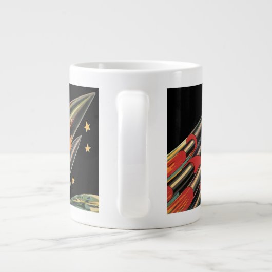 wetenschapsmaterij Scheepswerf door ruimtesterren Jumbo Mok (Achterkant)