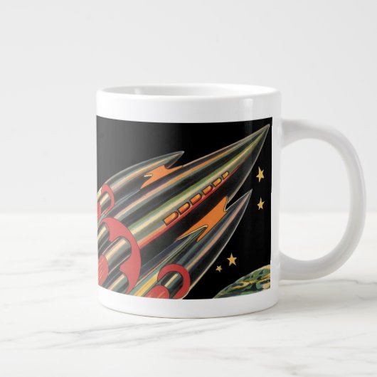 wetenschapsmaterij Scheepswerf door ruimtesterren Jumbo Mok (Rechts)