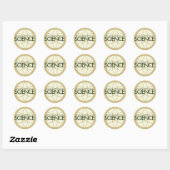 Wetenschapsmoment Ronde Sticker (Vel)