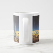  wetenschapspartijen met raketten jumbo mok (Achterkant)