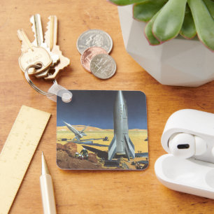  wetenschapspartijen met raketten sleutelhanger