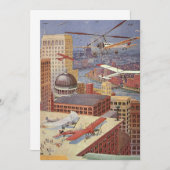  Wetenschapsstad, Victoriaans Steam Punk (Voorkant / Achterkant)