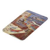  Wetenschapsstad, Victoriaans Steam Punk Magneet (Linkerzijde)