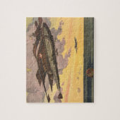  wetenschapsvlucht Seaplane Legpuzzel (Verticaal)