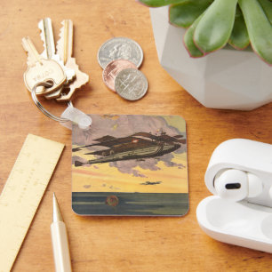  wetenschapsvlucht Seaplane Sleutelhanger