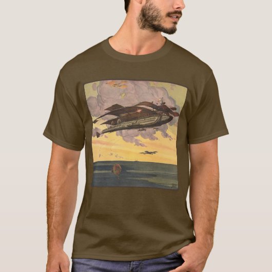  wetenschapsvlucht Seaplane T-shirt (Voorkant)