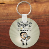 Wetenschapswereld van morgen sleutelhanger (Voorkant)