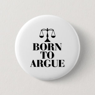 Wetgeving van advocaten Rechtsrechter Study Gift Ronde Button 5,7 Cm