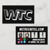 WeTheCartel - CARTE DE VISITE (Devant / Derrière)
