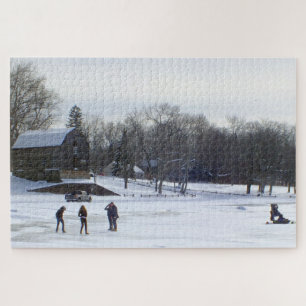 Wethersfield Cove in Winter, Old Wethersfield CT Legpuzzel
