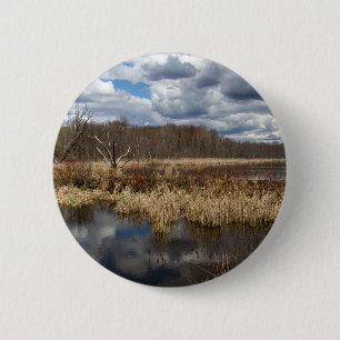 Wetland Cloudscape Ronde Button 5,7 Cm