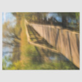 Wetlands Boardwalk Scene Vroege Herfst Tissuepapier (Voorkant)