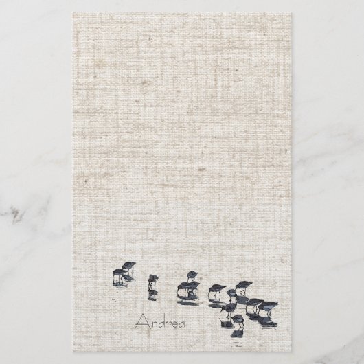 Wetlands Vogels Stationery Briefpapier (Voorkant)