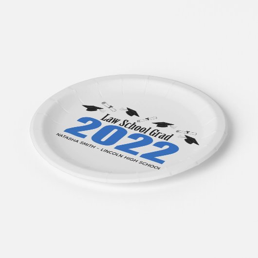 Wetschool Afstudeerder 2022 Petten en diploma's (b Papieren Bordje (Gekanteld)