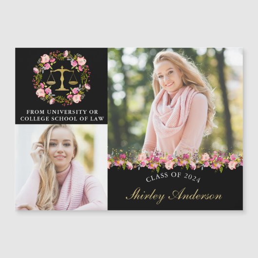 Wetschool Floral Afstuderen (Voorkant)