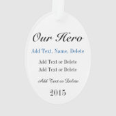 Wetshandhaving - Politie - SRF Ornament (achterkant)