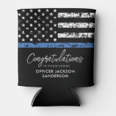 Wetshandhaving politiefunctionaris blikjeskoeler (Voorkant)