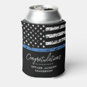 Wetshandhaving politiefunctionaris blikjeskoeler (Blikje Achterkant)