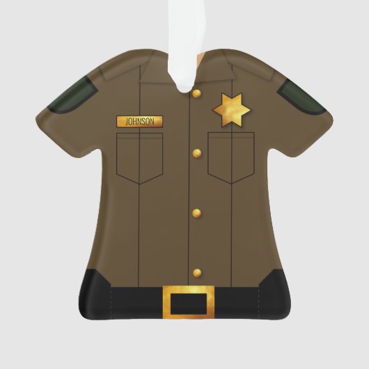 Wetshandhaving verenigt bruin beroep ornament (voorkant)