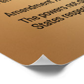 Wetsontwerp VS-grondwet Poster (Hoek)