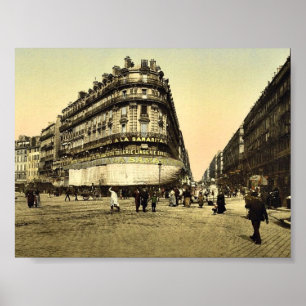 Wetstraat, Marseille, Franse klassieke Pho Poster
