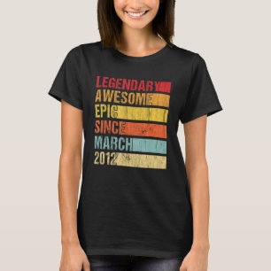 wettelijk Geweldige epic sinds maart 2012 Bi T-shirt