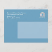 Wettelijke bekendmakingskaarten aankondigingskaart (Achterkant)