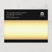 Wettelijke bekendmakingskaarten aankondigingskaart (Achterkant)