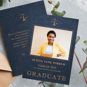 Wettelijke foto van de afstuderen van de marine go aankondiging