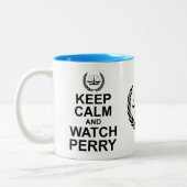 Wettelijke Humor voor kalm- en horlogebaar Tweekleurige Koffiemok (Links)