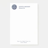 WETTELIJKE KANTOOR POST-IT® NOTES (Voorkant)