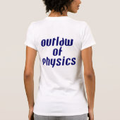 Wettelijke natuurkunde t-shirt (Achterkant)