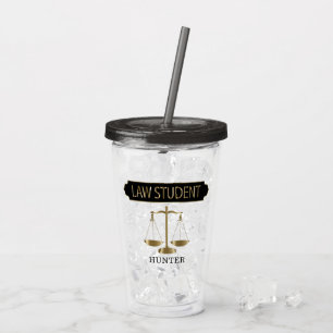 Wettelijke student - Personaliseren Acryl Drinkbeker