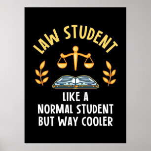 Wettelijke studenten zijn koeler poster