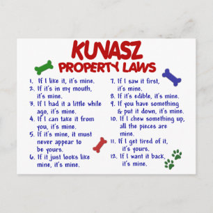 Wetten 2 van het Bezit KUVASZ Briefkaart