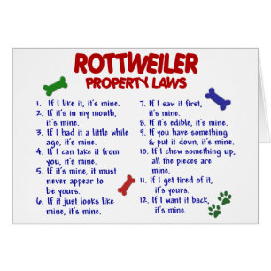 Wetten 2 van het Bezit ROTTWEILER