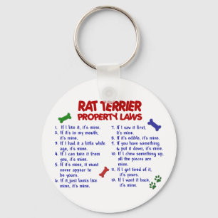 Wetten 2 van het Bezit van TERRIER van de RAT Sleutelhanger