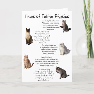 Wetten van de Feline Physics Kaart