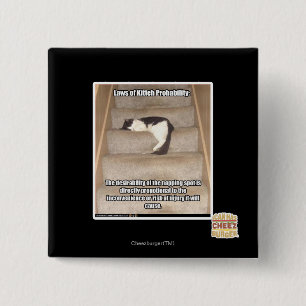 Wetten van de Keukenbetrouwbaarheid Vierkante Button 5,1 Cm