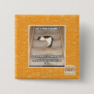 Wetten van de Keukenbetrouwbaarheid Vierkante Button 5,1 Cm