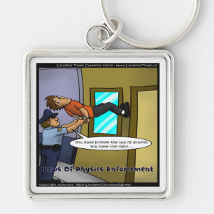 Wetten van Fysica & Zwaartekracht Grappige Cadeaus Sleutelhanger