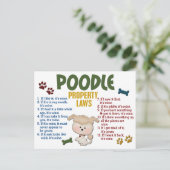 Wetten van het bezit van de pool 4 briefkaart (Staand voorkant)