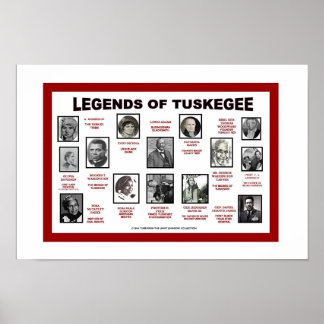 WETTEN VAN TUSKEGEE POSTER