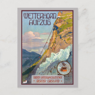 Wetterhorn Aufzug Zwitserland Oude Ansichtkaarten Briefkaart