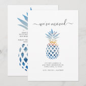 Weve Bewegde Verandering van de Ananas van het Adr Aankondiging (Voorkant / Achterkant)