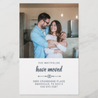 Weve Moved Address Photo Moving Announcement