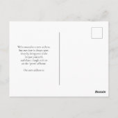 We've Moved Funny Golf Ball in Rough Personalized Briefkaart (Achterkant)